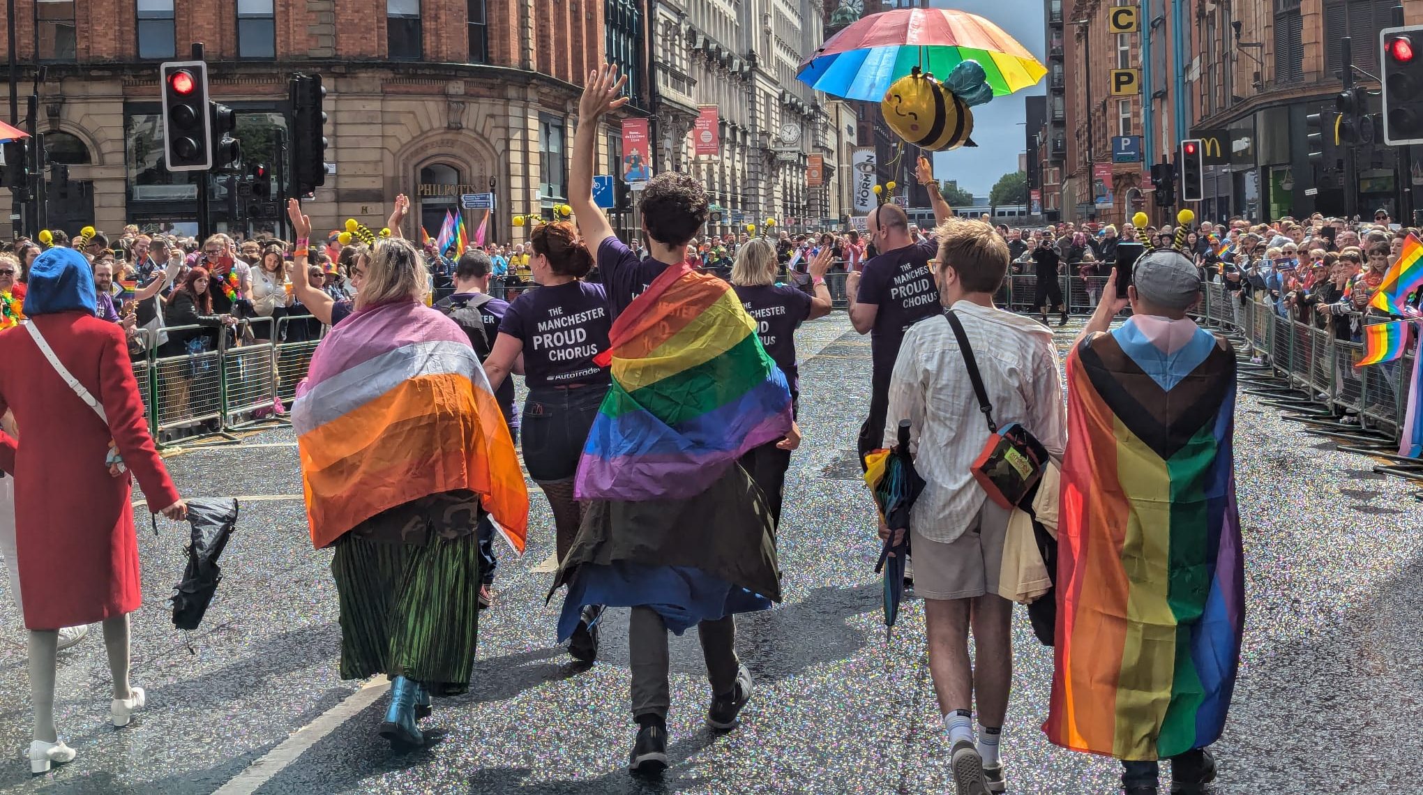 Pride 2025 at Manchester Proud Chorus